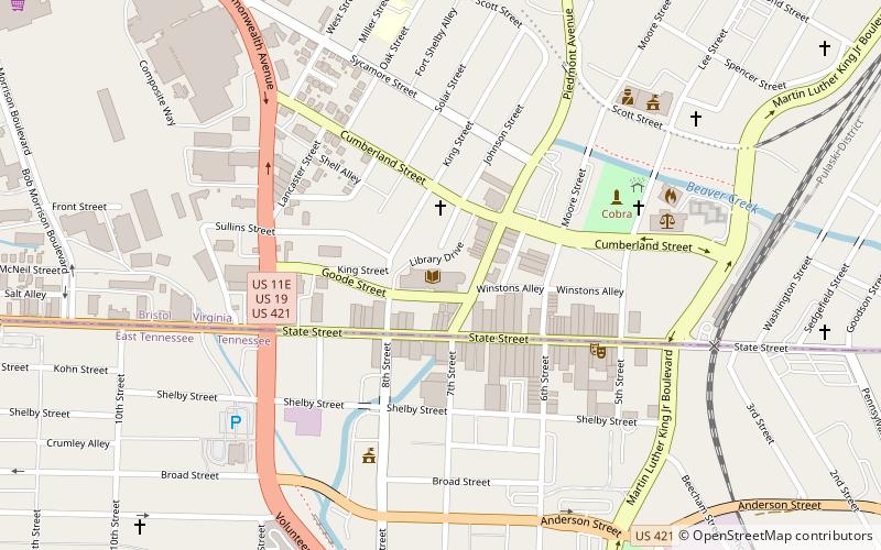 Bristol Public Library location map