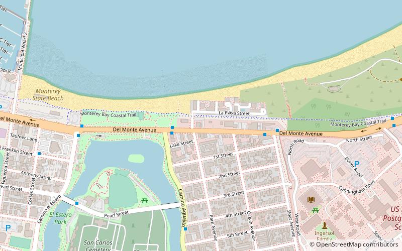 Monterey State Beach location map