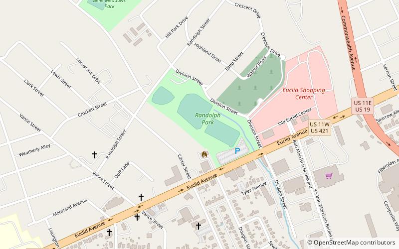DeVault Memorial Stadium location map