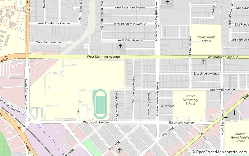 Reedley location map