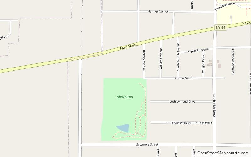 The Arboretum at Murray State location map