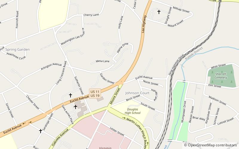 Douglass School location map