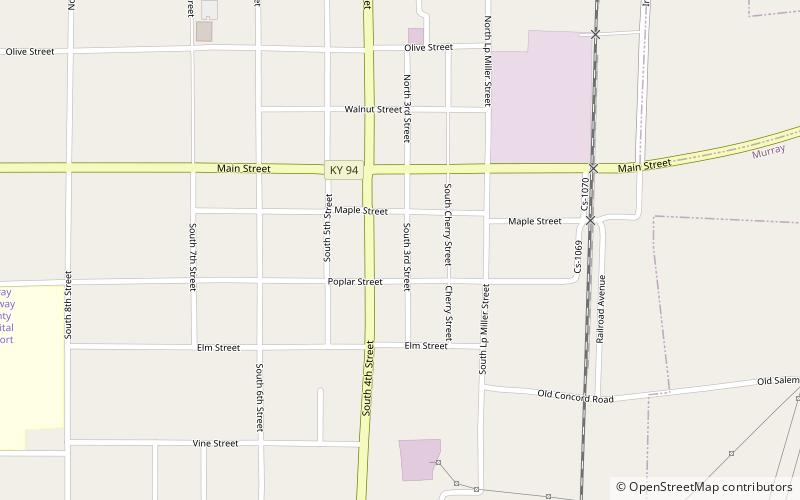 First Baptist Church location map