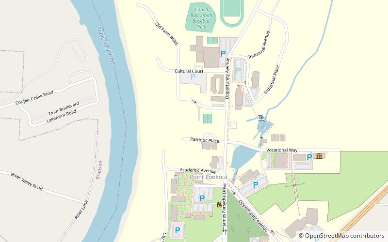 College of the Ozarks location map