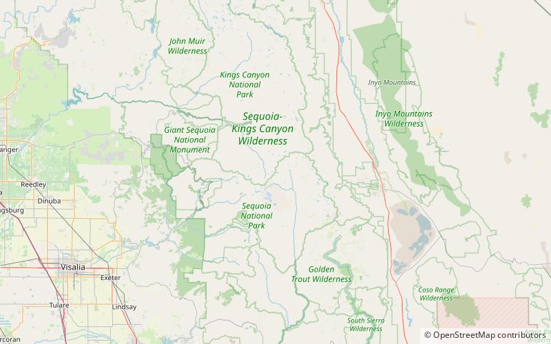 Milestone Mountain location map