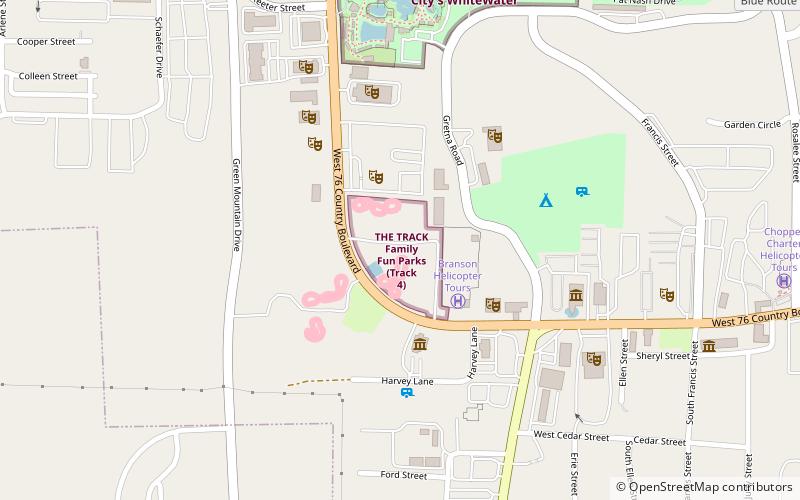 The Track Family Fun Parks location map