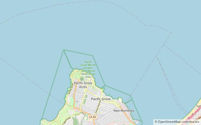 Monterey Bay location map