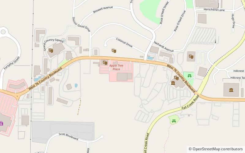 the apple tree mall branson location map