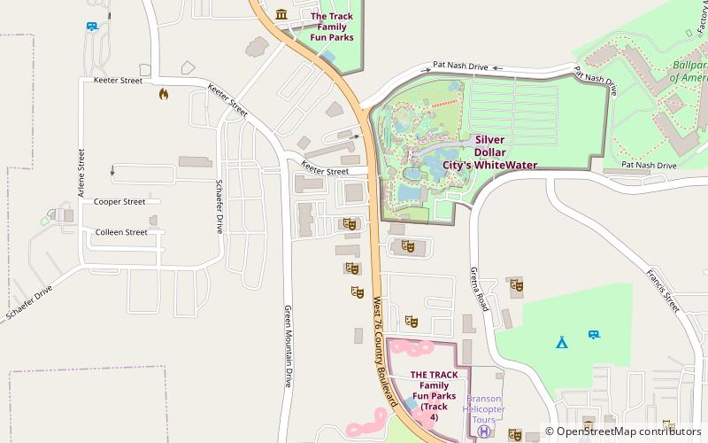 the dutton family theater complex branson location map
