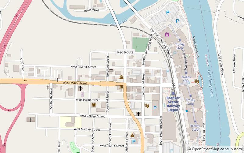Branson Centennial Museum location map