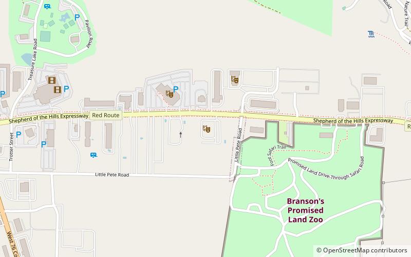 pierce arrow theater branson location map