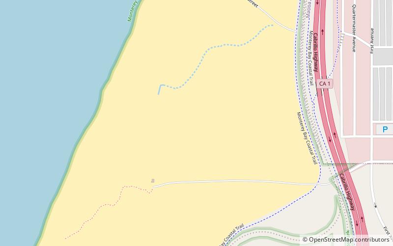 Fort Ord Dunes State Park location map