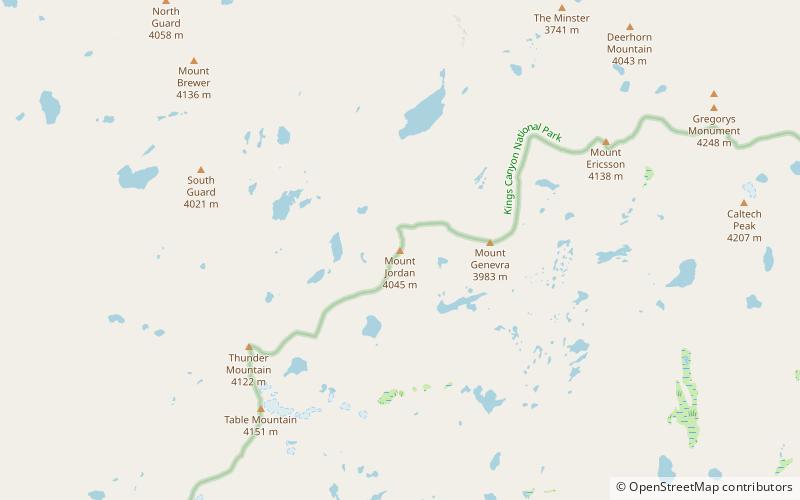 Mount Jordan location map