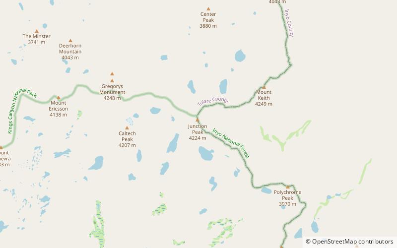 Junction Peak location map