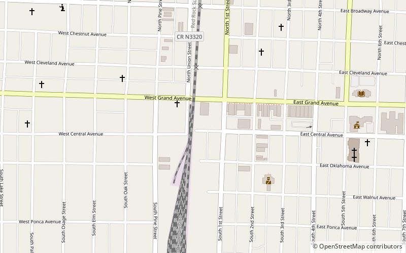 Ponca City Milling Company Elevator location map
