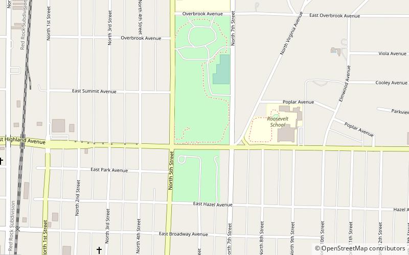 war memorial park ponca city location map