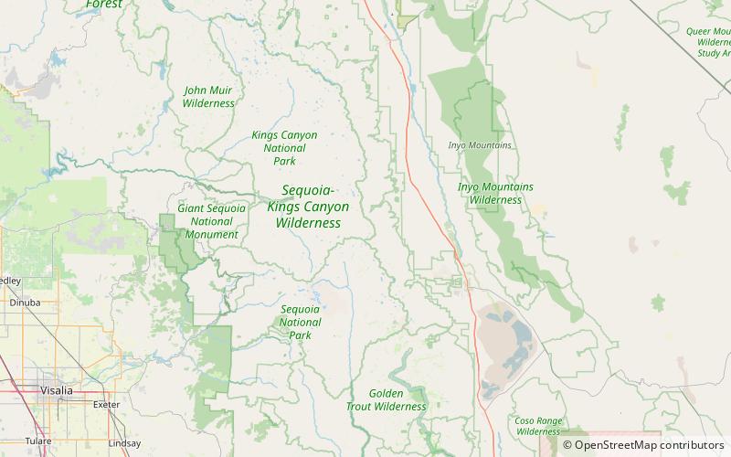 Center Peak location map