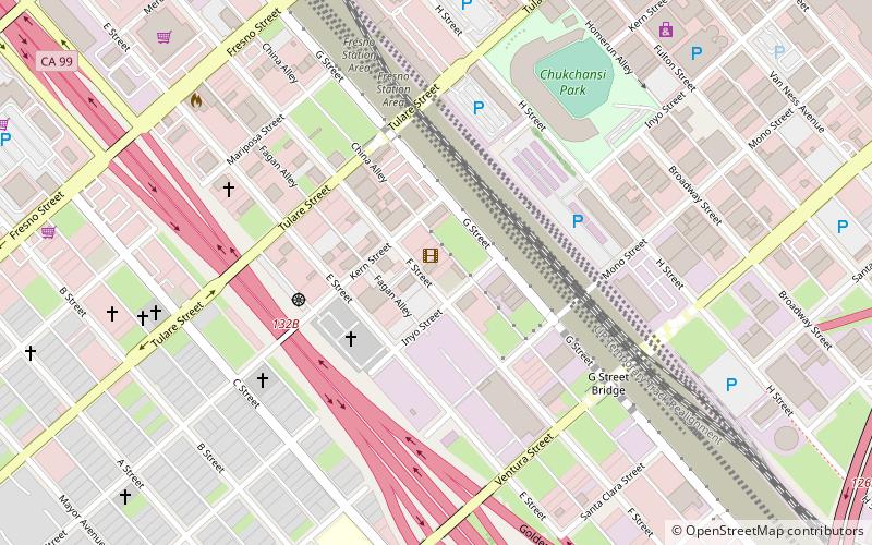 Azteca Theater location map