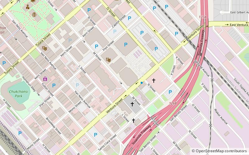 Selland Arena location map