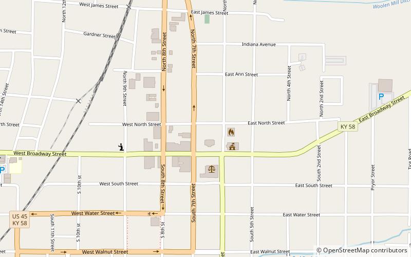 Confederate Memorial in Mayfield location map