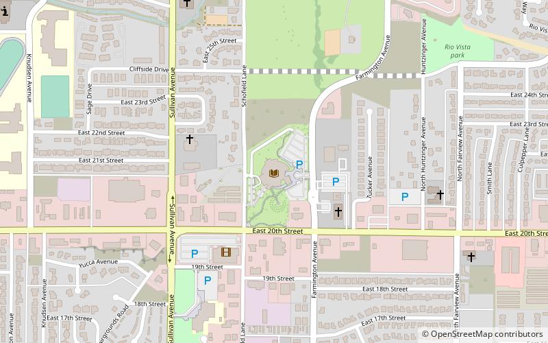 Farmington Public Library location map