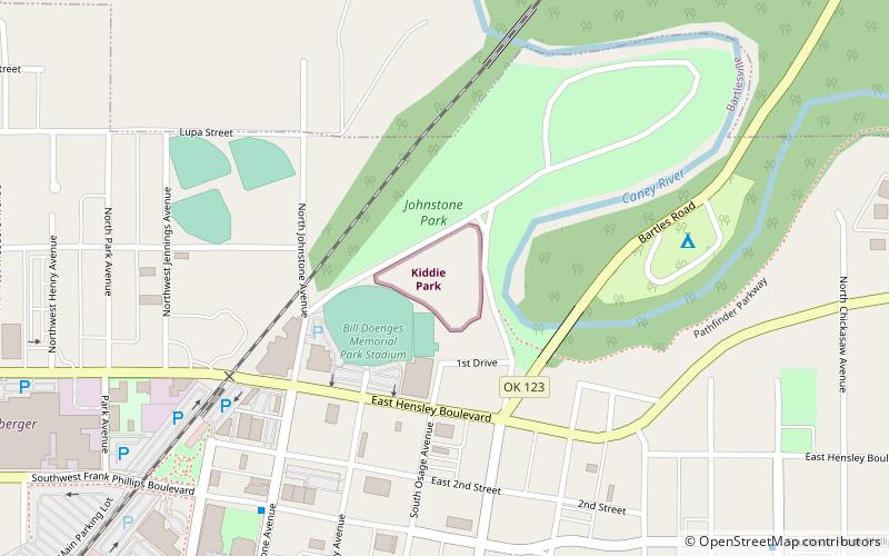 Bartlesville Kiddie Park location map