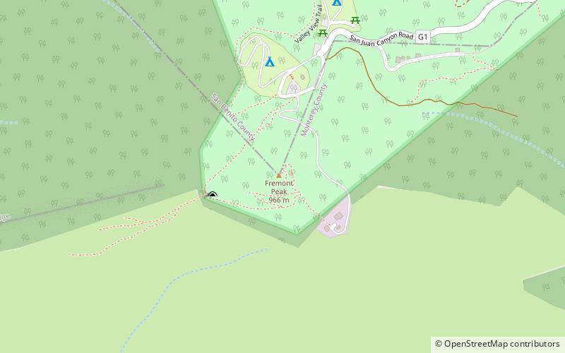 Fremont Peak location map