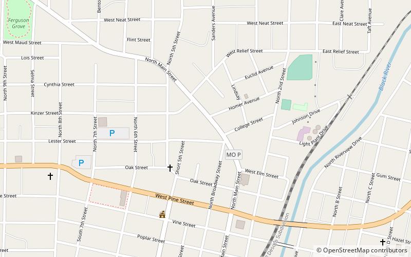 Moore-Dalton House location map