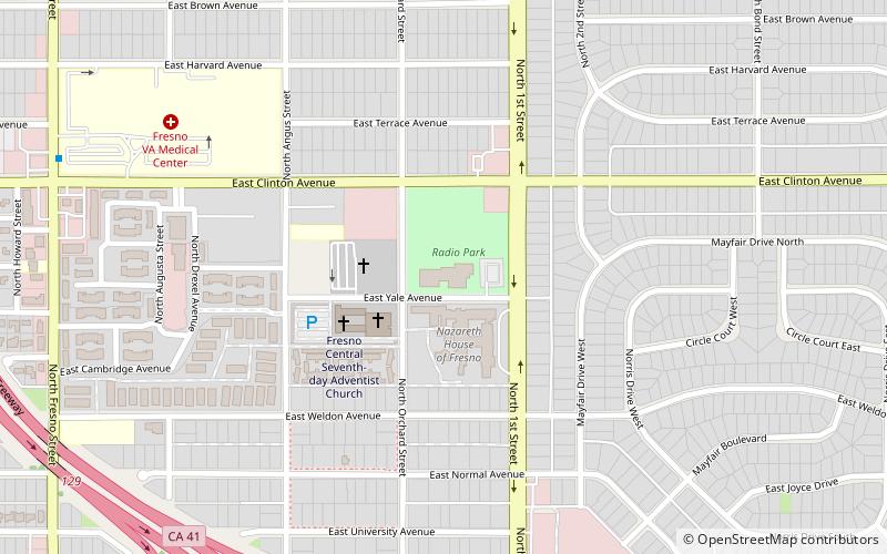 Fresno Art Museum location map