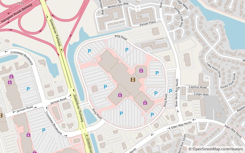 greenbrier chesapeake location map