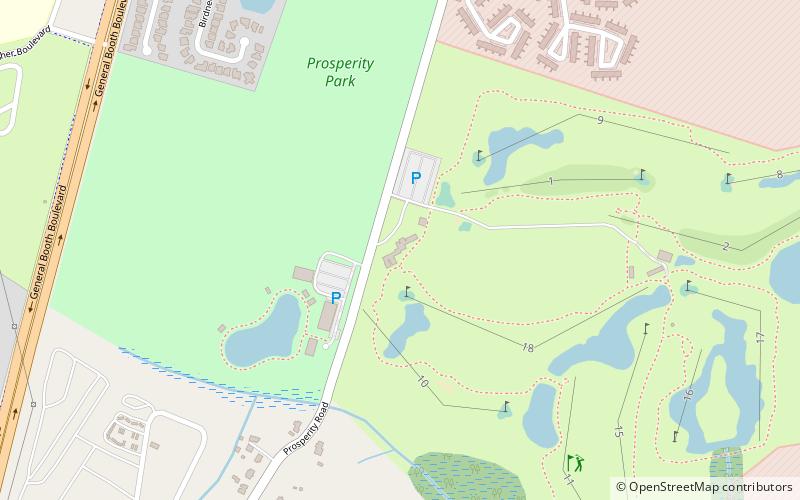 red wing lake golf course virginia beach location map
