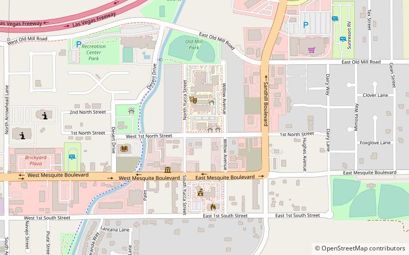 Mesquite High School Gymnasium location map