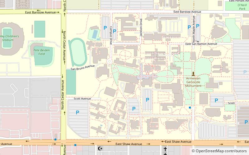 Henry Madden Library location map