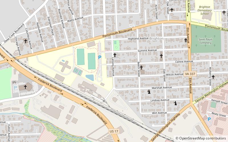 Truxtun Historic District location map