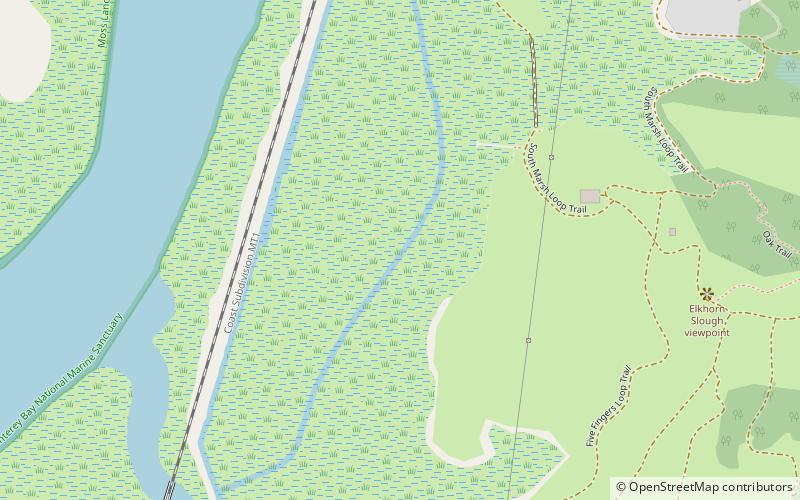 Elkhorn Slough National Estuarine Research Reserve location map