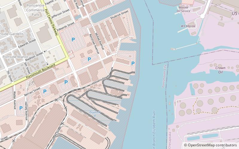 drydock number one portsmouth location map