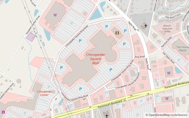 Chesapeake Square location map