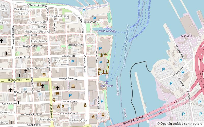Portsmouth Naval Shipyard Museum location map
