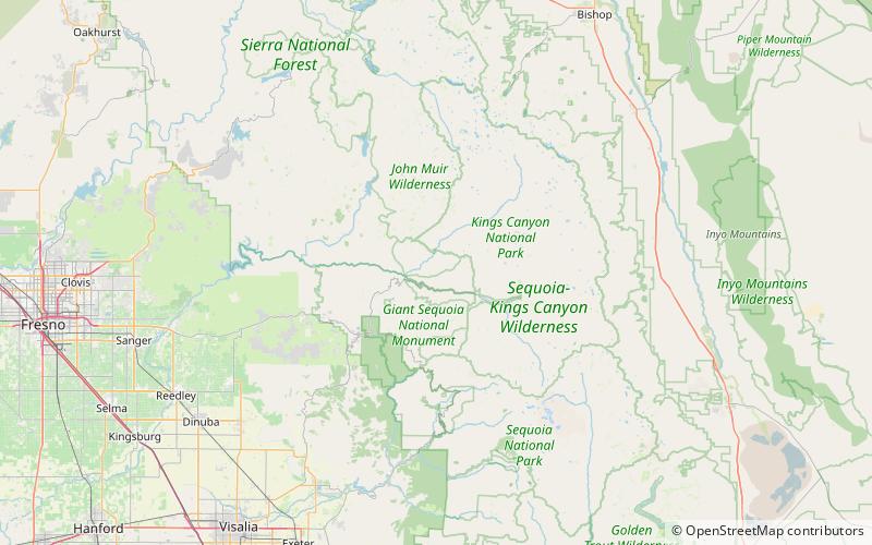 Monarch Wilderness location map