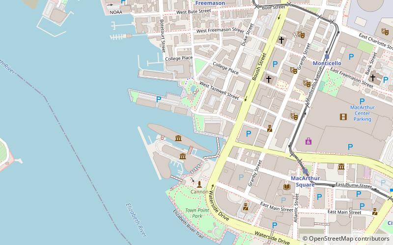 USS Wisconsin location map