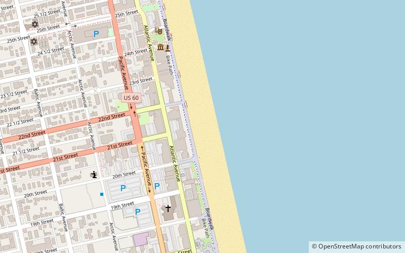 virginia beach boardwalk location map