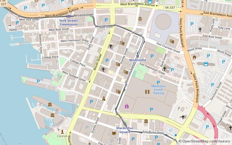 Tidewater Community College location map