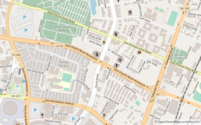 Attucks Theatre location map