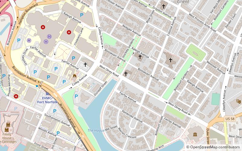 Christ and St. Luke's Church location map