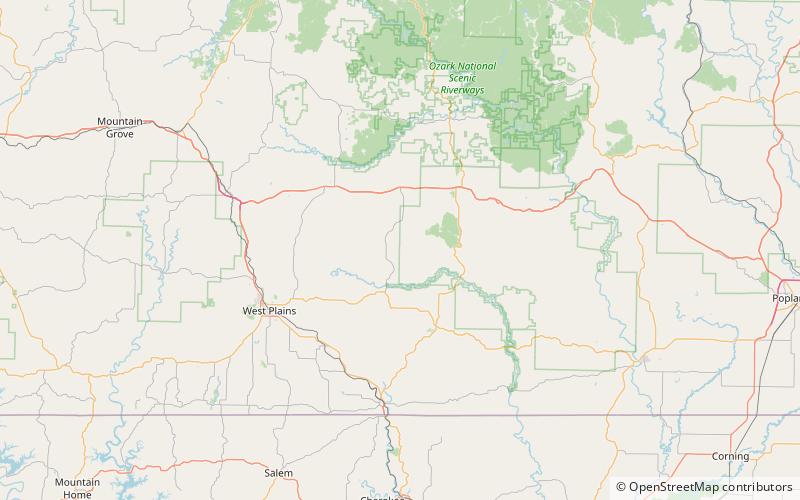 hog hollow mark twain national forest location map
