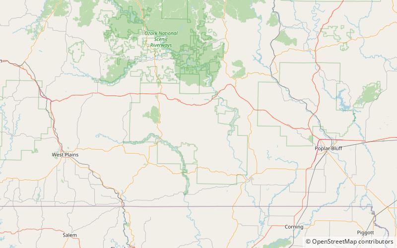 Bearpen Hollow location map
