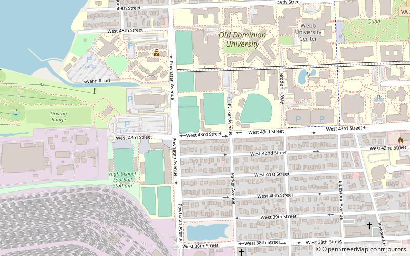 Old Dominion Soccer Complex location map