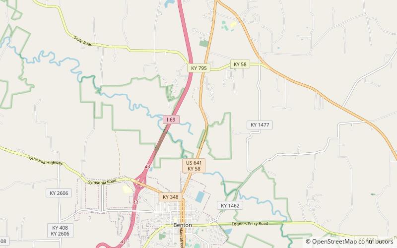 Benton location map