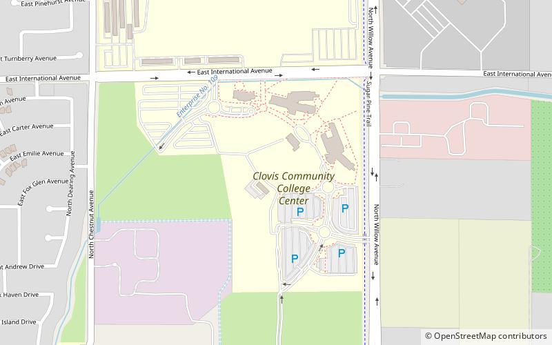 Clovis Community College location map