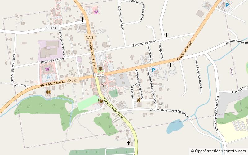 Floyd Presbyterian Church location map